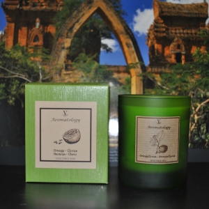 Φυτικό αρωματικό κερί Aromatology Naranja &amp; Clavo