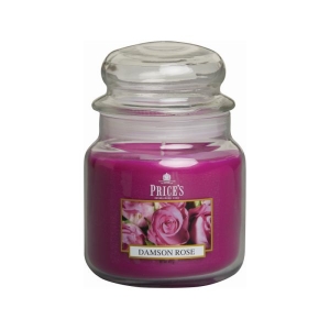 Αρωματικό κερί σε γυάλινο δοχείο Damson Rose