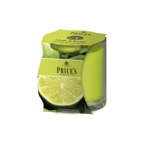 Αρωματικό κερί σε ποτήρι Lime &amp; Basil
